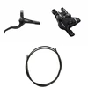 Diskiniai stabdžiai galiniai Shimano BL-MT401(R)/BR-MT410(R) 2-piston juodas