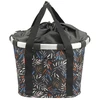 Kita Krepšys ant dviračio vairo Bikebasket juodas su lapais 35x28x26 cm 15L