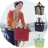 Kita Krepšys ant dviračio vairo Bikebasket juodas su burbulais 350x280x260 mm 15L
