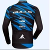 Marškinėliai ilgom rankovėm vyr. Bulls Team Trikot 2021 mėlyna/juoda