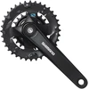 Priekinis žvaigždžių blokas Shimano ALTUS FC-M315-2 175MM 7/8-speed juodas-36X22T