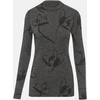 Termo marškinėliai Thermowave mot. Merino Lily Thermal LS pilkai leliju