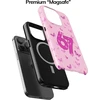 Coveris Telefono dėklas Magsafe "67 Rožinė" iPhone 12-17, Samsung S22-26, Google Pixel 10/Pro/ProXL modeliams