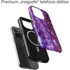 Coveris Telefono dėklas Magsafe "Amethyst" iPhone 12-17, Samsung S22-26, Google Pixel 10/Pro/ProXL modeliams