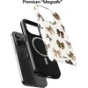 Coveris Telefono dėklas Magsafe "Chic Bows" iPhone 12-17, Samsung S22-26, Google Pixel 10/Pro/ProXL modeliams