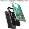 Coveris Telefono dėklas Magsafe "Emerald" iPhone 12-17, Samsung S22-26, Google Pixel 10/Pro/ProXL modeliams