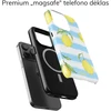 Coveris Telefono dėklas Magsafe "Freshly Squeezed" iPhone 12-17, Samsung S22-26, Google Pixel 10/Pro/ProXL modeliams