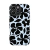Coveris Telefono dėklas Magsafe "Juodas flowers" iPhone 12-17, Samsung S22-26, Google Pixel 10/Pro/ProXL modeliams