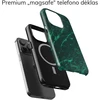 Coveris Telefono dėklas Magsafe "Malachite" iPhone 12-17, Samsung S22-26, Google Pixel 10/Pro/ProXL modeliams