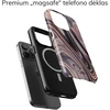 Coveris Telefono dėklas Magsafe "Midnight" iPhone 12-17, Samsung S22-26, Google Pixel 10/Pro/ProXL modeliams