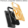 Coveris Telefono dėklas Magsafe "Orangewaves" iPhone 12-17, Samsung S22-26, Google Pixel 10/Pro/ProXL modeliams