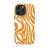 Coveris Telefono dėklas Magsafe "Orangewaves" iPhone 12-17, Samsung S22-26, Google Pixel 10/Pro/ProXL modeliams
