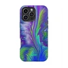 Coveris Telefono dėklas Magsafe "Violetinė feather" iPhone 12-17, Samsung S22-26, Google Pixel 10/Pro/ProXL modeliams