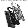 Coveris Telefono dėklas Magsafe "Zebration" iPhone 12-17, Samsung S22-26, Google Pixel 10/Pro/ProXL modeliams