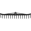 FLO PLASTIKINIS ŠIENO GRĖBLIS 16 DANTŲ BE RĖMO 35788