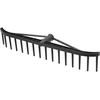 FLO PLASTIKINIS ŠIENO GRĖBLIS 16 DANTŲ BE RĖMO 35788