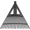 FLO PLASTIKINIS VENTILIATORIAUS GRĖBLIS 435 mm, 20 DANTŲ, BE RĖMO 3579