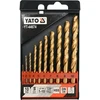 Grąžtas Yato HSS-TIN METALO GRĄŽŲ RINKINYS 10Vnt. 1-10MM