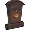 VOREL SKRZYNKA NA LISTY 480x280x80mm BRĄZ