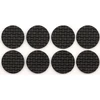 Vorel Toya Sa Poland Lipnūs padukai baldams juodi 38mm/8vnt. (74887)