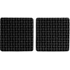Toya Sa Poland Lipnūs padukai baldams juodi 85x85mm 2vnt. (74898)