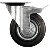 Koło VOREL VAIRAS Juodas GUMINIS STABDYS 125mm 87323