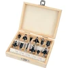 VOREL medienos pjaustytuvų rinkinys, 12 vnt., kotas 6 mm, 22552