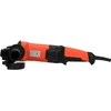 Yato 1400 W 125 mm kampinis šlifuoklis su galine rankena ir greičio reguliavimu 3000-12000 RPM
