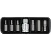 YATO KOŃCÓWKI IMBUSOWE 7elem. 4-12mm + ADAPTER 0412