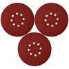 Yato Toya Sa Poland Šlifavimo popierius {velcro) apvalus | su skylėm | 180 mm / P60 | 3 vnt. (YT-83461)