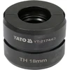 Toya Sa Poland Indėklas matrica TH 18 mm presavimo replėms YT-21735 (YT-217443)