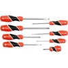 YATO SUKTUČIŲ RINKINYS 8 vnt. FLAT / CROSS S2 58 HRC 25966