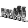 Yato ATVIRŲ LIZDŲ 3/8'' IR 1/2'' 7 DALIS RINKINYS.