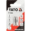 Yato BITS 1/4''X25 MM PH3 2 PCS NI