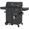 4+1-Gasgrill mit fettfreier Fritteuse Yato YG-20036 juodas