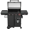 4+1-Gasgrill mit fettfreier Fritteuse Yato YG-20036 juodas