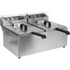Toya Sa Poland Elektrinė gruzdintuvė dviguba | 2 × 8 l | 2 × 3,3 kW (YG-04623)