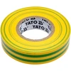 Juosta izoliacinė žalia-geltona 0.13 mm*15 mm*10 m YT-81593 YATO (12/72)
