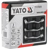 Yato Toya Sa Poland Raktų rinkinys | kuro purkštukams ir įpurškimo siurbliams | 12,5 mm (1/2") | 14 - 17 - 19 mm (YT-17619)