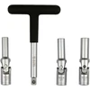 Toya Sa Poland Kaitinimo žvakių galvučių rinkinys – su kardano jungtimis – 3/8", 8–10 mm, 4 vnt (YT-05347)