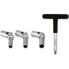 Toya Sa Poland Kaitinimo žvakių galvučių rinkinys – su kardano jungtimis – 3/8", 8–10 mm, 4 vnt (YT-05347)