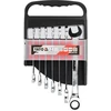 YATO kombinuotų terkšlinių raktų rinkinys 7vnt 10-19mm YT-0208