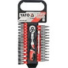 Yato LIZDŲ RINKINYS SU PRIEDAIS 1/4'', 28 Vnt.