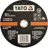 Yato METALO PJOVIMO DISKAI 230X3,2X22 MM