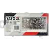 Toya Sa Poland YATO Rinkinys METRICINIAI NERŪDIJANTI RIEŠUTAI 300 vnt. MIX M3, M4, M5, M6, M8, M10