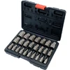Yato PAŽEIDYTŲ VIDINIŲ VARŽTŲ RINKINIŲ RINKINYS HEX, TORX, SPLINE YRA 25 ELEMENTAI