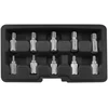 Yato PAŽEIDŽIŲ VIDINIŲ VARŽTŲ RINKINYS HEX, TORX, SPLINE, KOMPLEKTAS YRA 10 ELEMENTŲ