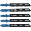 Yato Toya Sa Poland Pjūkliukai siaurapjūkliui 5vnt, 12 TPI / 2mm (metalui) (YT-3413)
