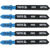 Yato Toya Sa Poland Pjūkliukai siaurapjūkliui 5vnt, 21 TPI / 1.2mm (metalui) (YT-3412)