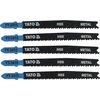 Yato Toya Sa Poland Pjūkliukai siaurapjūkliui 5vnt, 24~10TPI / 1.2 ~2.6mm (metalui, aliuminiui) (YT-3415)